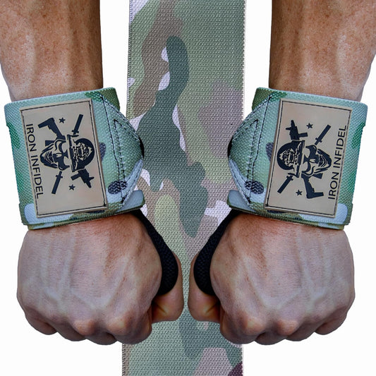 Weightlifting Wrist Wraps - 24" Extra Stiff Heavy Duty, Wrist Support for Gym Workouts, Crossfit, Weights, Powerlifting, Fitness, Exercise, Olympic Lifts, Bench Press