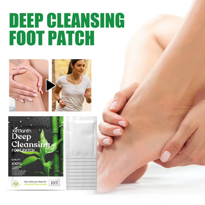 DetoxiPatch™ Natural Foot Patches – Stress Relief & Deep Sleep Herbal Detox for Relaxed Feet Care